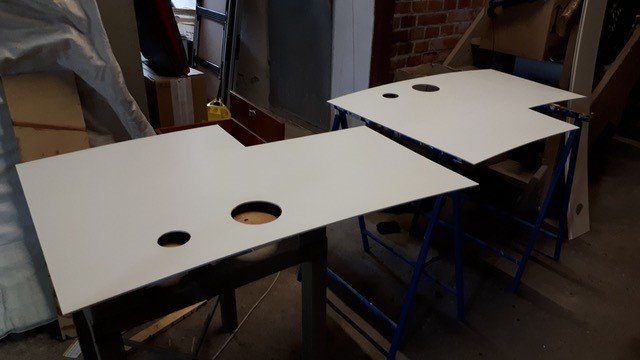 Die neuen Verkleidungsteile fürs Cockpit