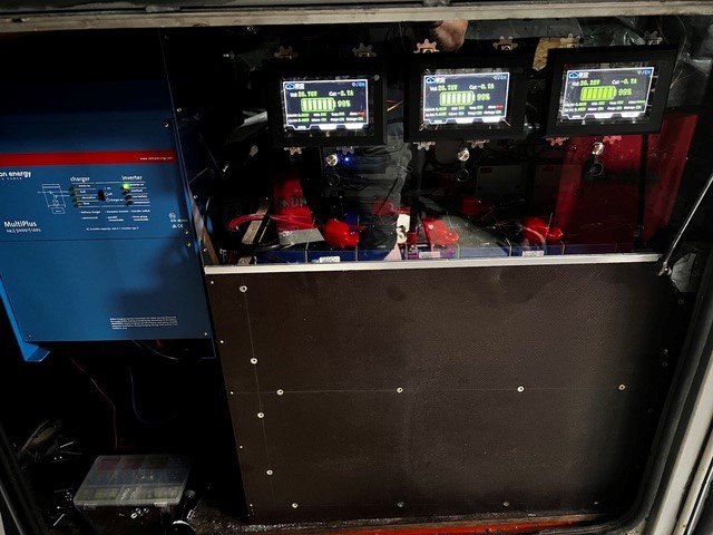 Herzstück: Victron MultiPlus mit 5.000 Watt im 24-V-Bordnetz